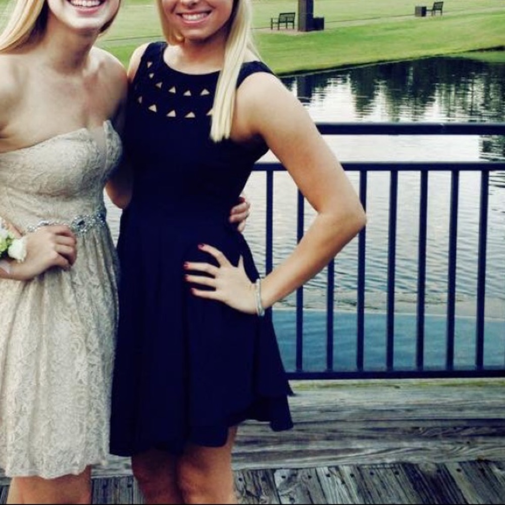 Black formal dress